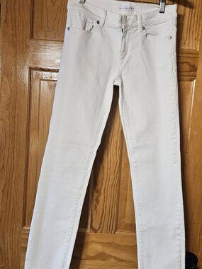 LOFT White Jeans Size 2